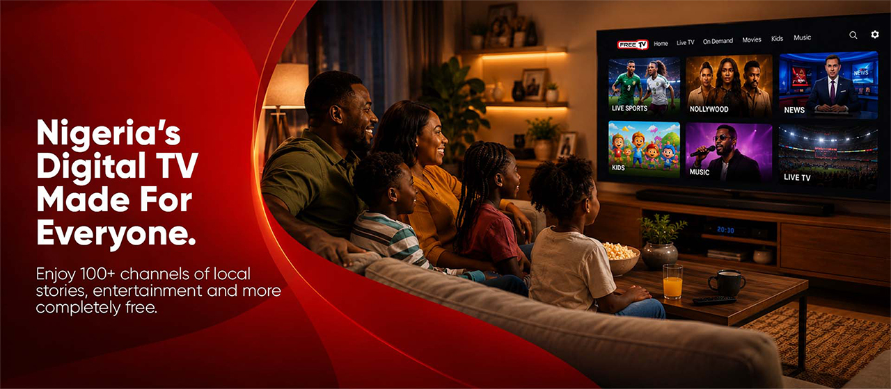 Africa's Largest Digital TV Platform — entertainment, sports, news, Nollywood and more, all in one place, with no monthly bills.